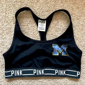 University of Michigan Sports Bra Logo